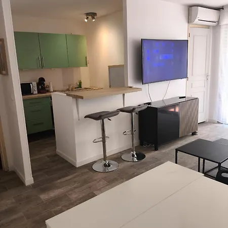 Apartamento Home2Sea - Piscine, Jardin, Studio Cabine, 1 Canape Lit Convertible 2 Adultes, 1 Lit Superpose Triple 3 Enfants Ou Ados *