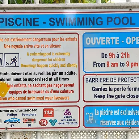 Home2Sea - Piscine, Jardin, Studio Cabine, 1 Canape Lit Convertible 2 Adultes, 1 Lit Superpose Triple 3 Enfants Ou Ados Apartamento