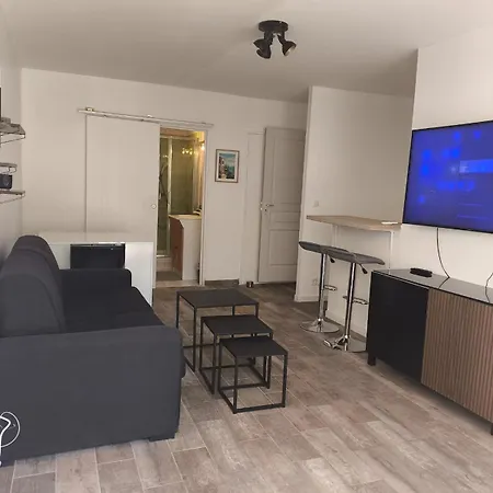 Apartamento Home2Sea - Piscine, Jardin, Studio Cabine, 1 Canape Lit Convertible 2 Adultes, 1 Lit Superpose Triple 3 Enfants Ou Ados *
